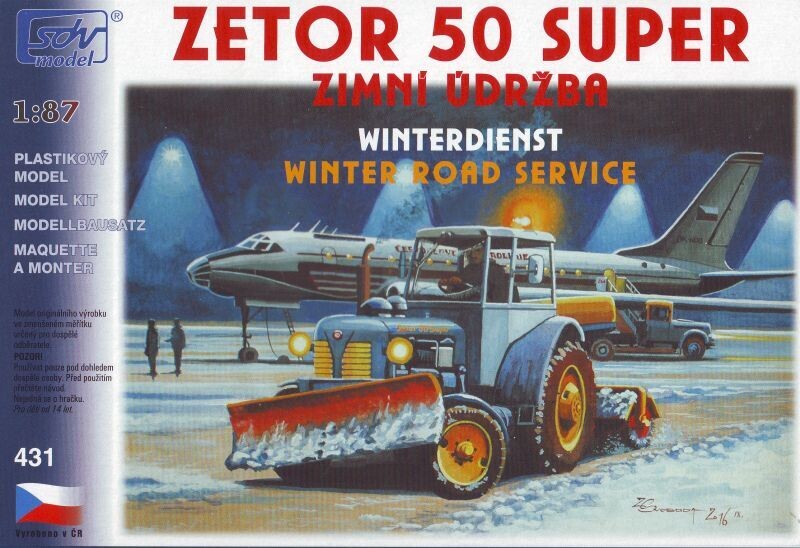SDV Zetor 50 Super 1:87