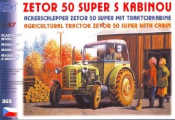 SDV Zetor 50 Super s kabinou 1:87