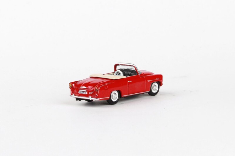Abrex Škoda Felicia Roadster 1:72 Červená Tmavá