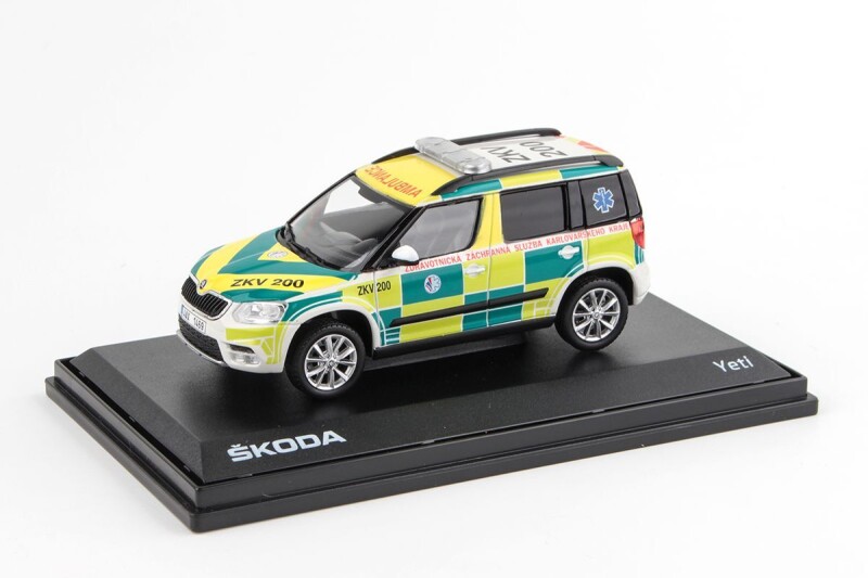 Abrex Škoda Yeti FL 1:43 ZZS Karlovarského Kraje 200