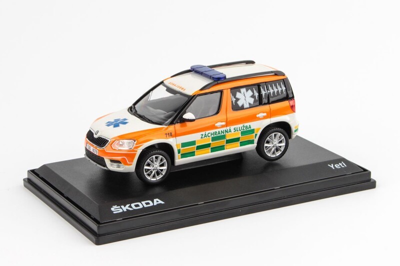 Abrex Škoda Yeti FL 1:43 Pet-Medic