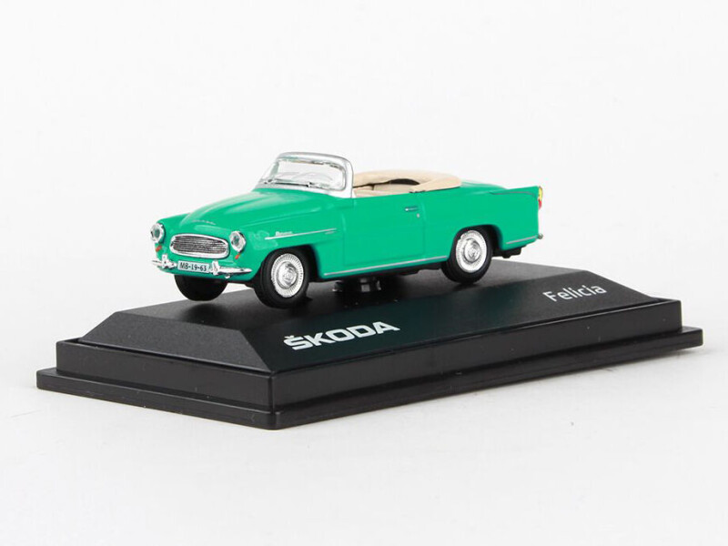 Abrex Škoda Felicia Roadster 1:72 Tyrkysová
