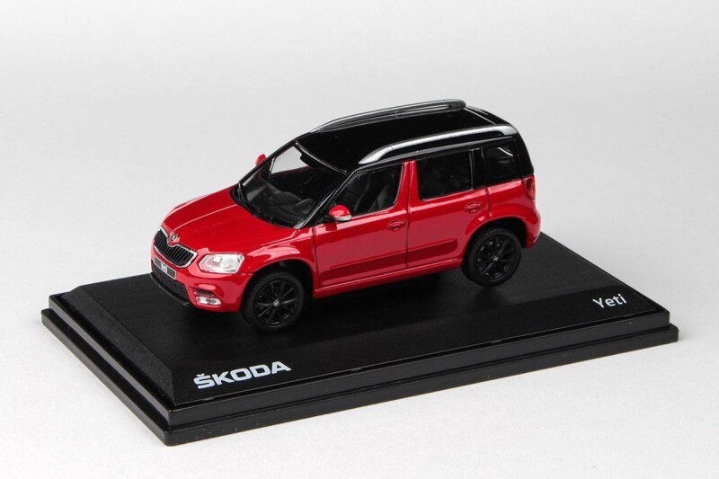 Abrex Škoda Yeti FL 1:43 Červená Corrida