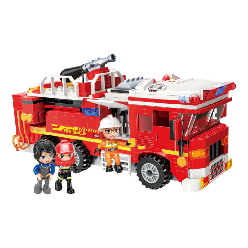 Qman Mine City Cisternová automobilová stříkačka s plošinou