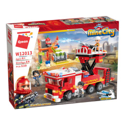 Qman Mine City Cisternová automobilová stříkačka s plošinou