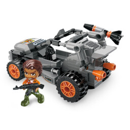 Qman Mine City Police Úniková motokára