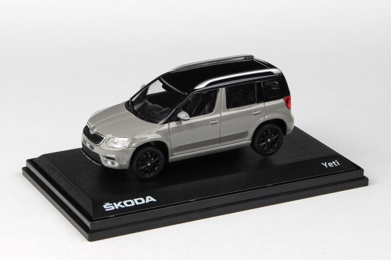 Abrex Škoda Yeti FL 1:43 Šedá Steel