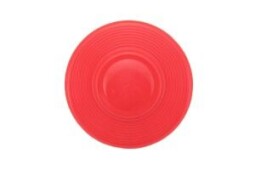 Létající talíř plast průměr 23cm červený