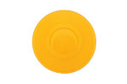 Létající talíř plast průměr 23cm žlutý