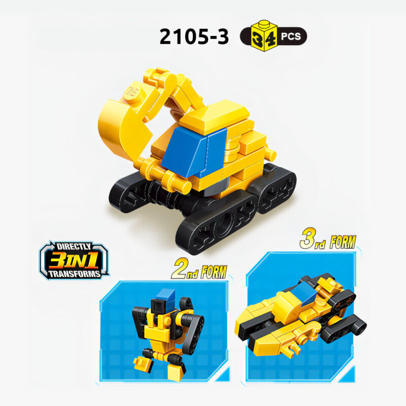 Qman Police Engineering Team 3v sada 10 kusů