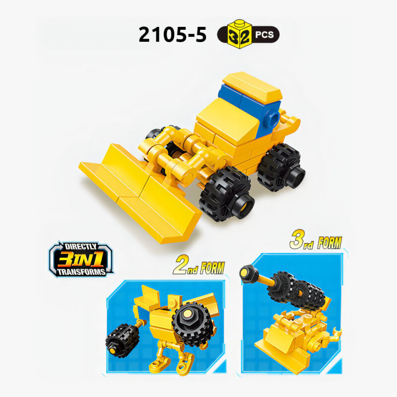 Qman Police Engineering Team 3v sada 10 kusů