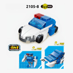 Qman Police Engineering Team 3v sada 10 kusů