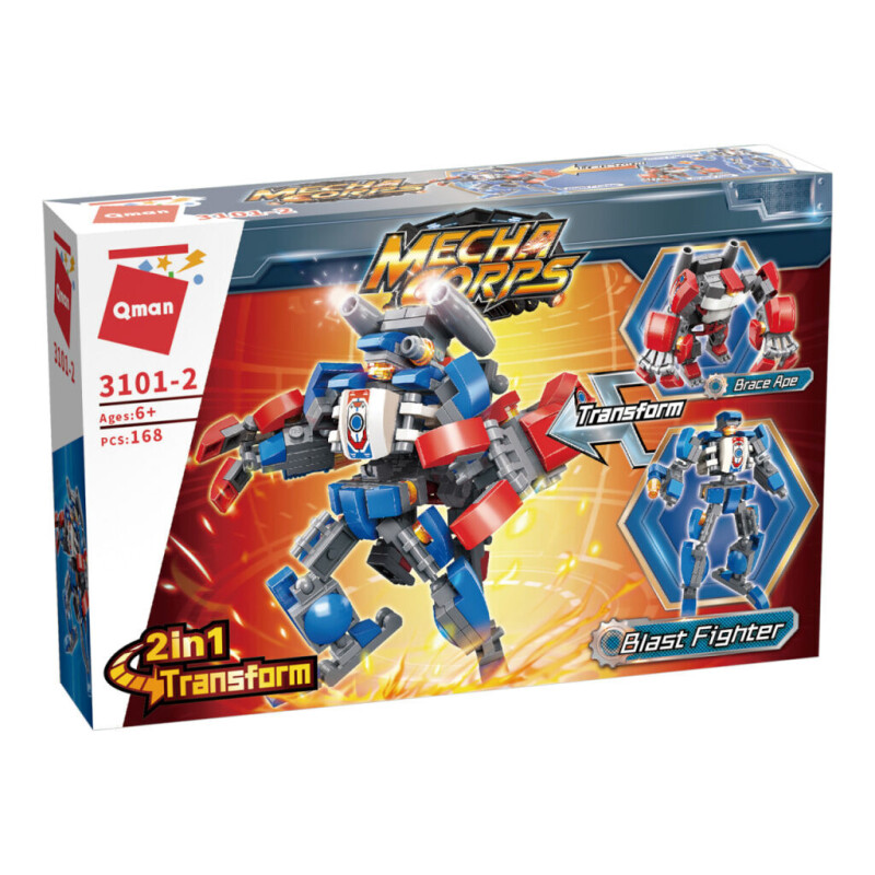 Qman MechaCorps Blast Fighter 2v1