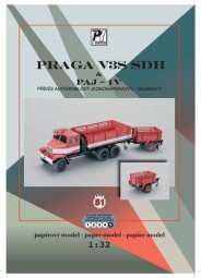 PKG 81 Praga V3S valník SDH a PAJ -1V