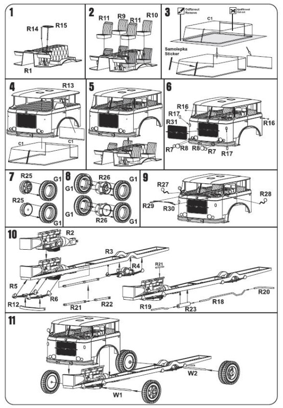 MAC Škoda 706 RTD Stěhovací vůz 1:43 