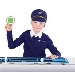 Vlak České dráhy s kolejemi 23ks