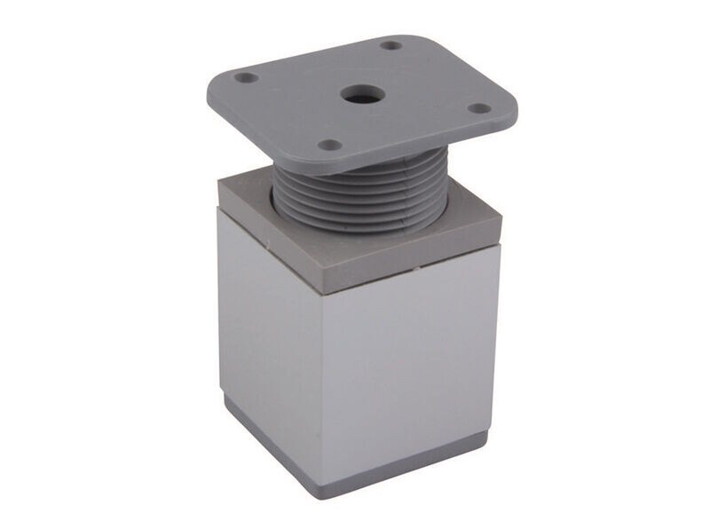 Nábytková noha čtvercová 40x40mm 60mm eloxovaný hliník