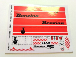 Aršík polepů Liaz Benzina