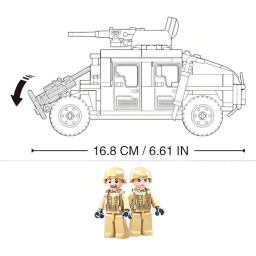 Sluban Army Hummer bojový off road