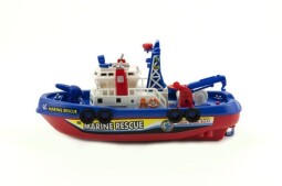 Loď plast 25cm na baterie stříkací vodu