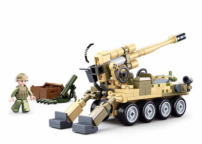 Sluban Army Mobilní kanón 8x8 s pozemním minometem