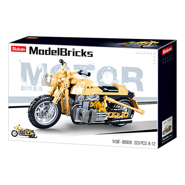 Sluban Model Bricks Armádní motorka
