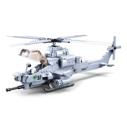 Sluban Army Model Bricks Bitevní helikoptéra AH-1Z Viper