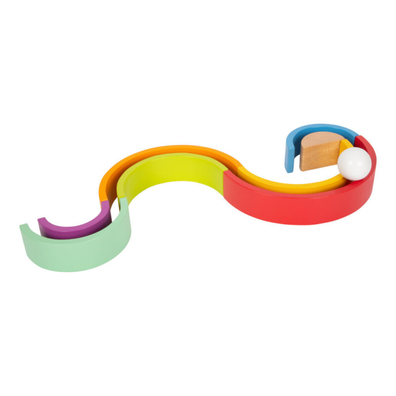 Small Foot Dřevěná motorická duha