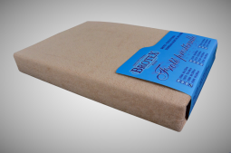 Froté prostěradlo světle béžové 60x120cm