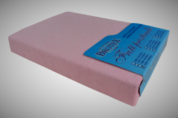 Froté prostěradlo růžové 60x120cm