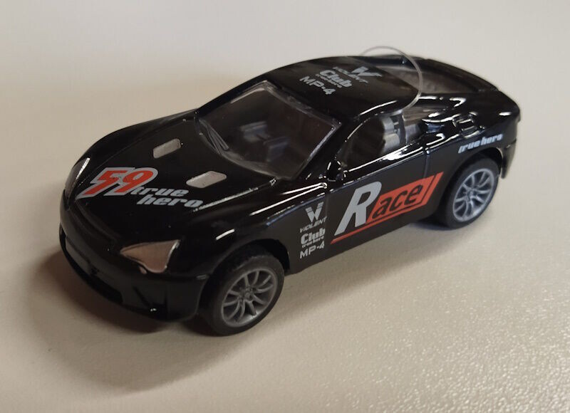 Auto 8,5cm na zpětné natažení černé