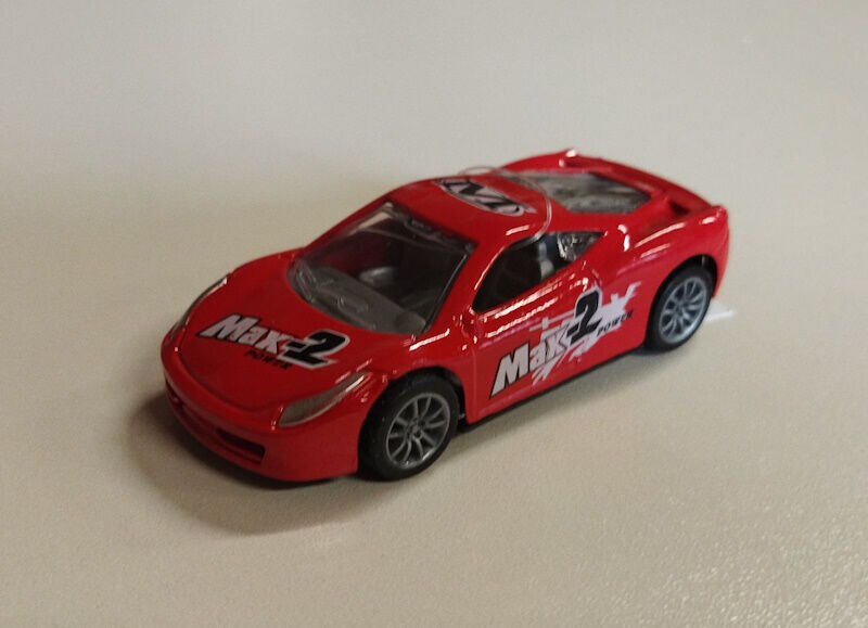 Auto 8,5cm na zpětné natažení červené