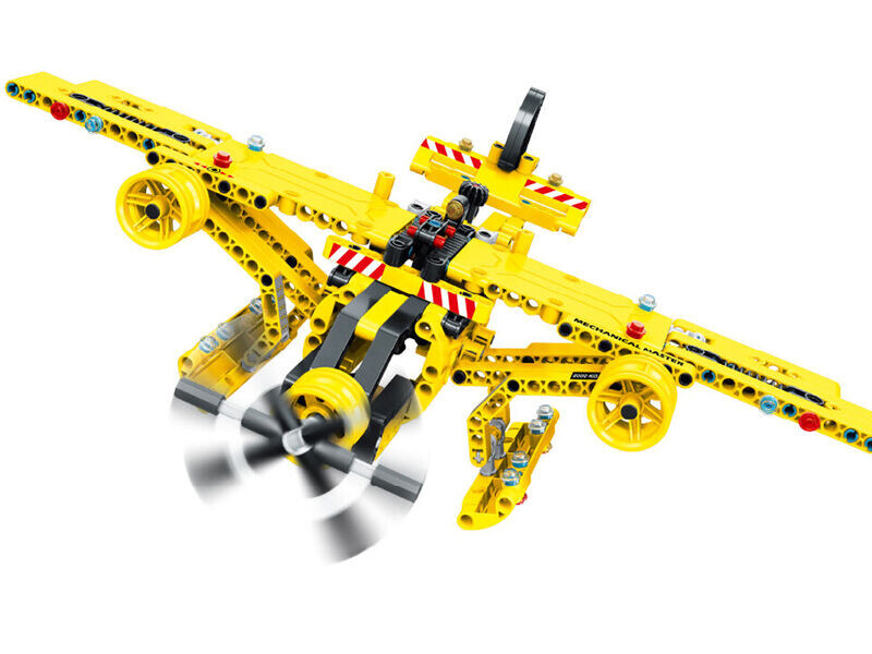 iM.Master Stavebnice auto nákladní sklápěč a letadlo 2v1 37cm