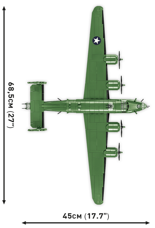 Americký těžký bombardovací letoun Consolidated B-24 D LIBERATOR 1:48