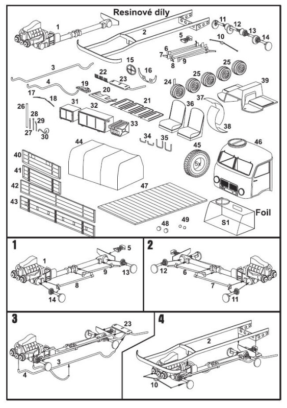 MAC Tatra 805 valník s plachtou 1:43 