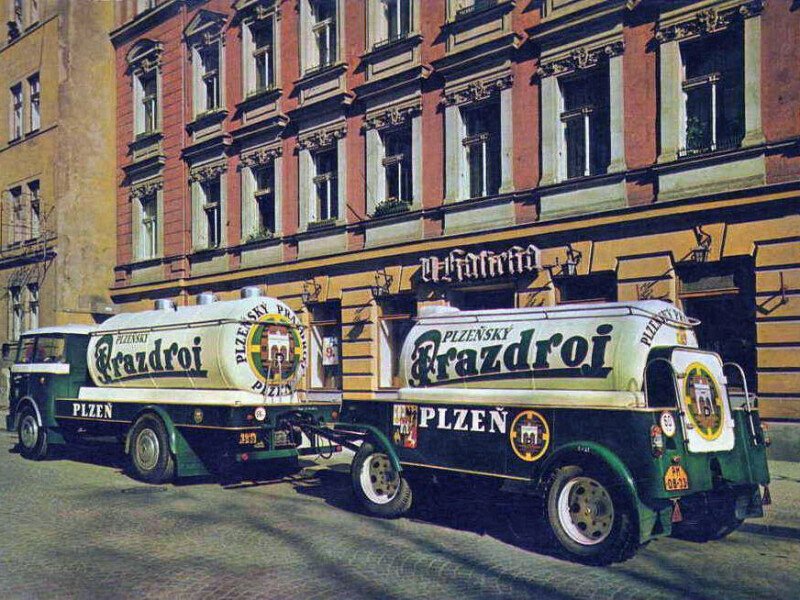 MAC Škoda 706 RT AC-70 cisterna Prazdroj 1:43