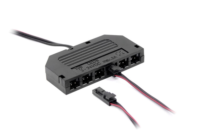 Rozvaděč LED 6x Mini konektor Mini 0,25m 