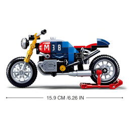 Sluban Model Bricks Motorka Café racer