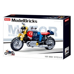 Sluban Model Bricks Motorka Café racer