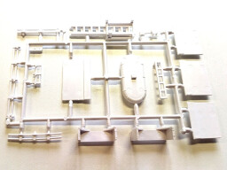 Žebřík s doplňky Unimog bílé