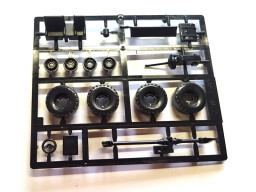 Kola s doplňky Unimog černé