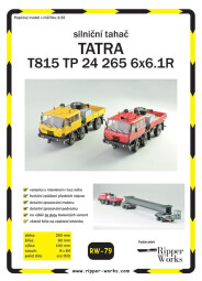 Laserové doplňky - RW 79 Tatra 815 TP 265 6x6.1R