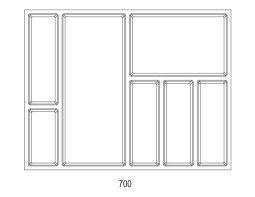 Příborník SKY 500/70 antracit