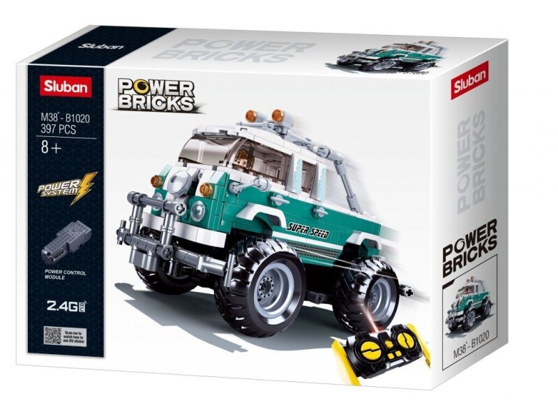 Sluban Power Bricks Monster SUV vůz R/C T2 na dálkové ovládání
