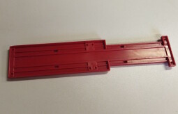 Spodek návěsu na cisternu červený 