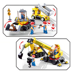 Sluban Town Stavitelé Staveniště