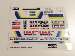 Aršík polepů Liaz Dakar