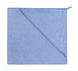Dětská froté osuška s kapuckou 80x80cm sv.modrá