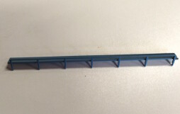 Zábradlí na cisternu světle modré