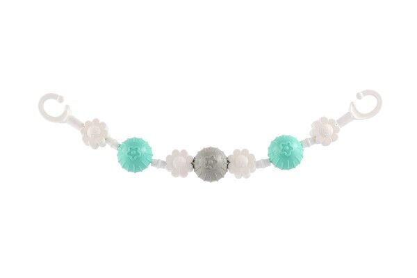 Řetěz kytičky plast 41cm zelená